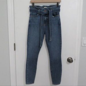 Alice + Olivia Good Wrap Waist High Rise Skinny Jeans Sz 29